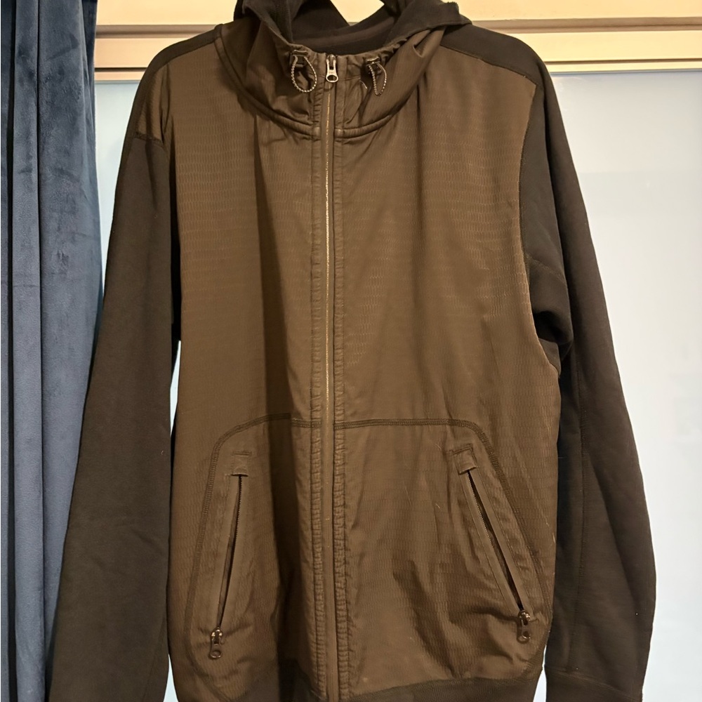 Reigning Champ Hybrid Black Hooded Jacket